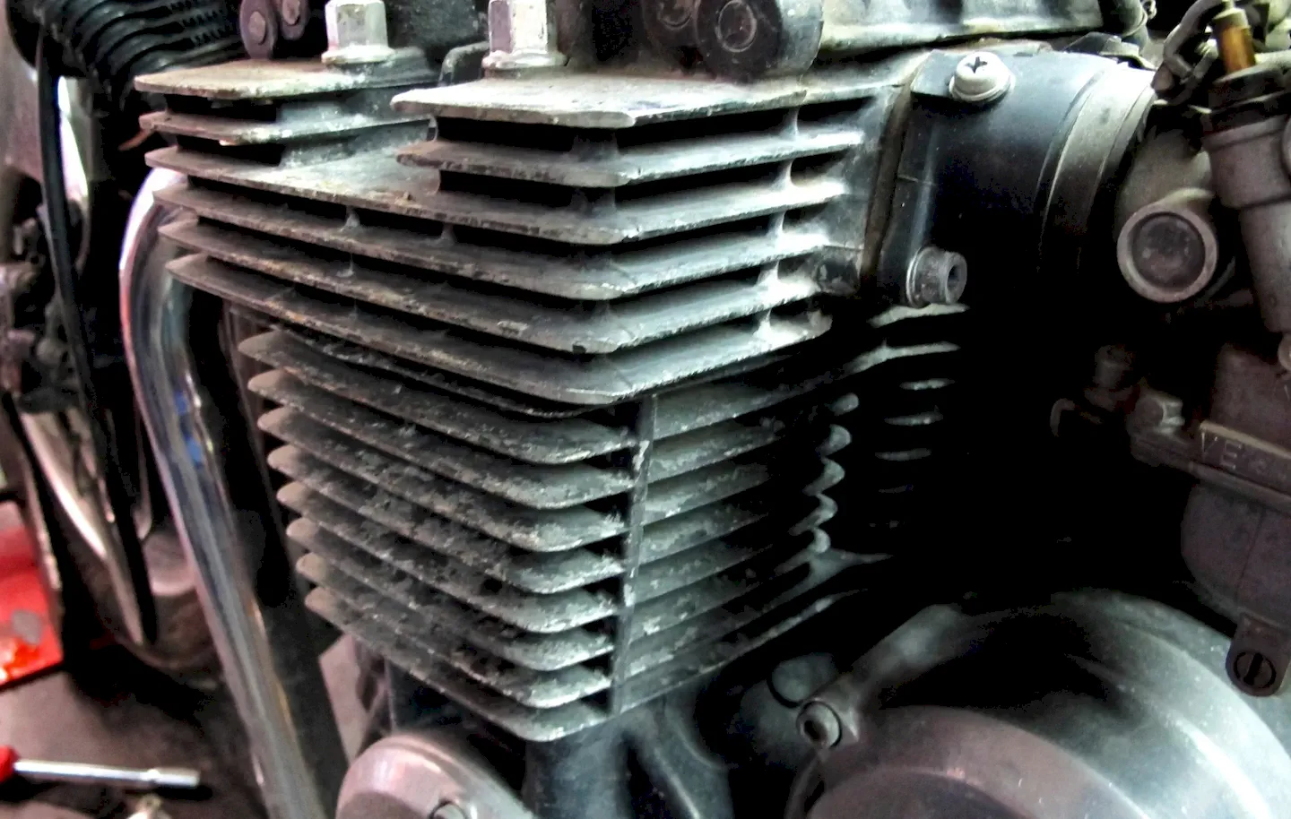 Café Racer 02-Honda Night Hawk söküm, motor bloğu