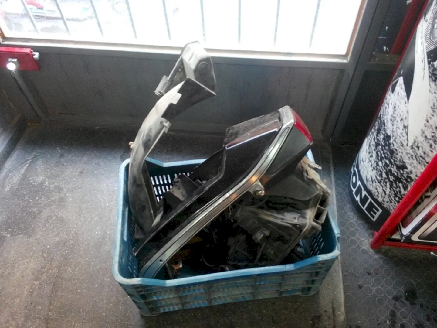 Café Racer 02-1985 Honda NightHawk-Orijinal parçalar sökülmüş, sepette