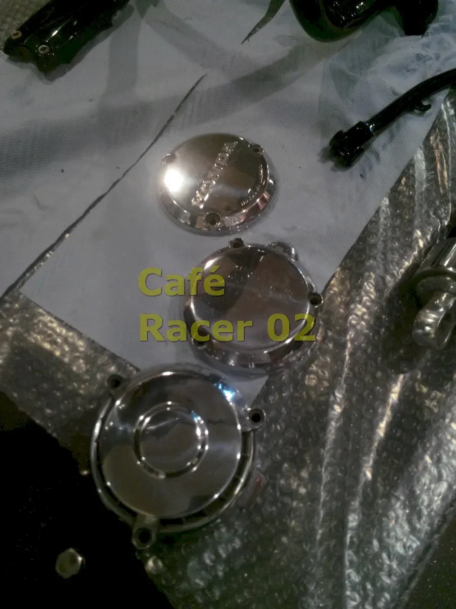 Café Racer 02 motosiklet-boyadan geliş- nikelaj kapaklar 2