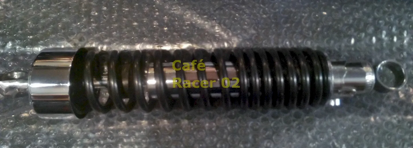 Café Racer 02 motosiklet-boyadan geliş, arka amortisör ve yaykapağı